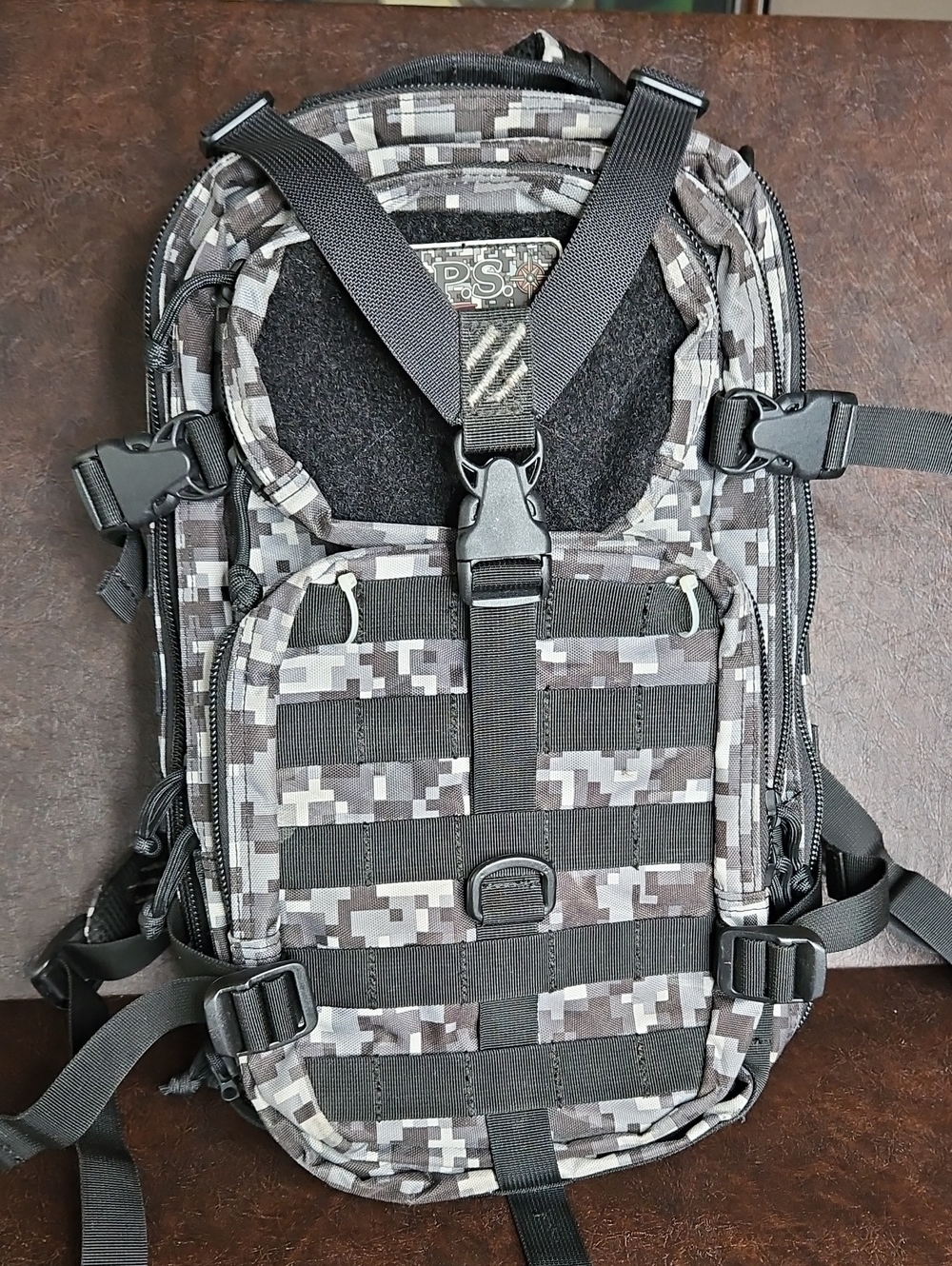 GPS Tactical Bugout Backpack Digital Gray Camo